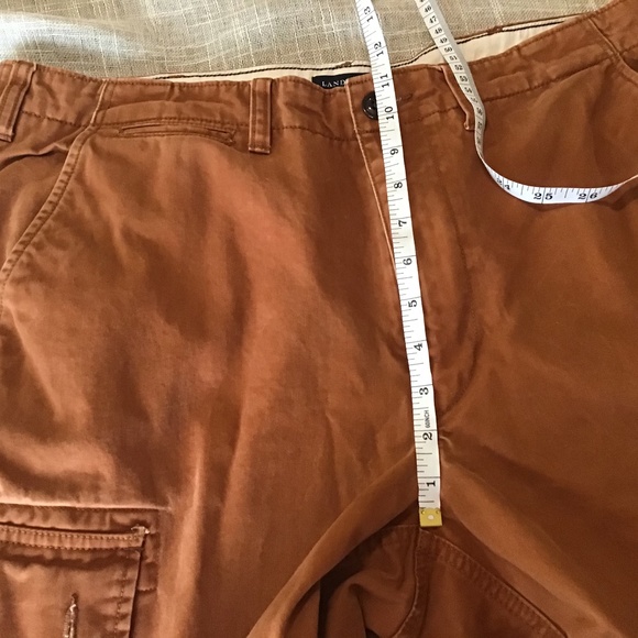 Pumpkin colored cargo pants - Picture 6 of 14
